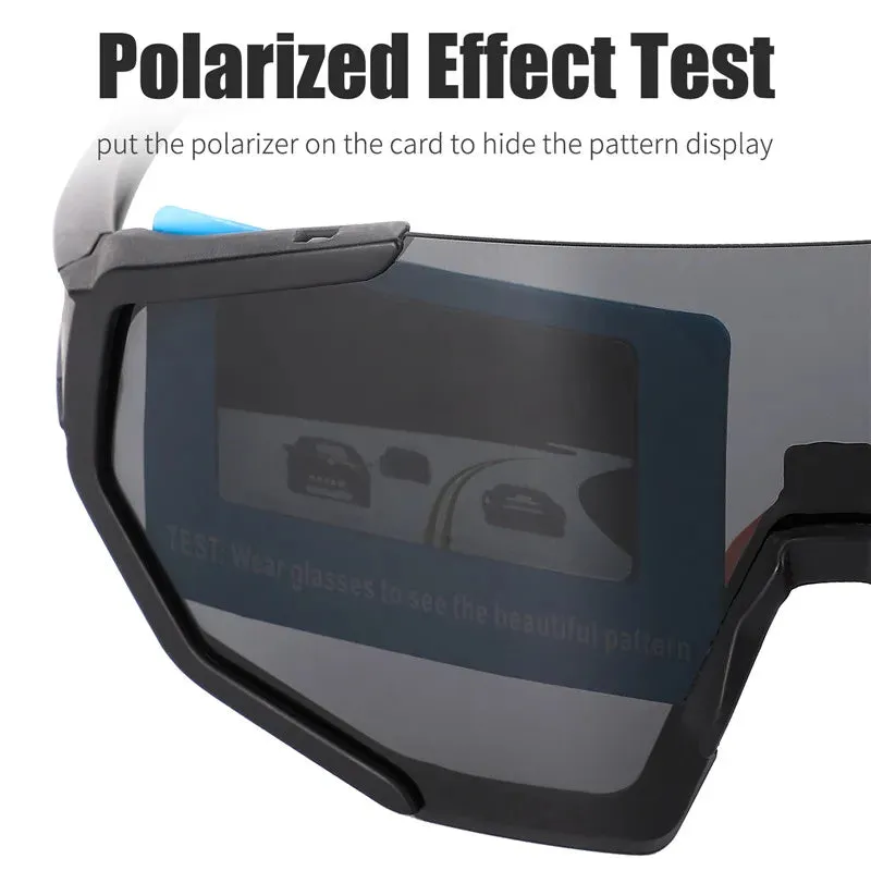 3 Lens Polarized Cycling Sunglasses UV400 Sports Bicycle Glasses MTB Mountain Fishing Hiking Men Women Sunglasses