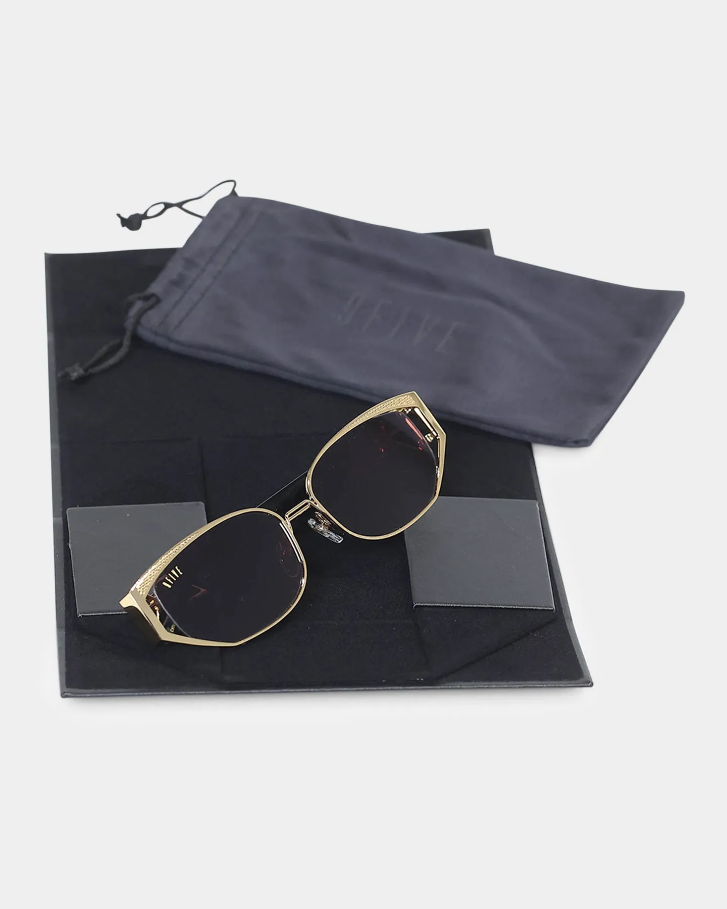 9FIVE The Cross Sunglasses Black/Gold