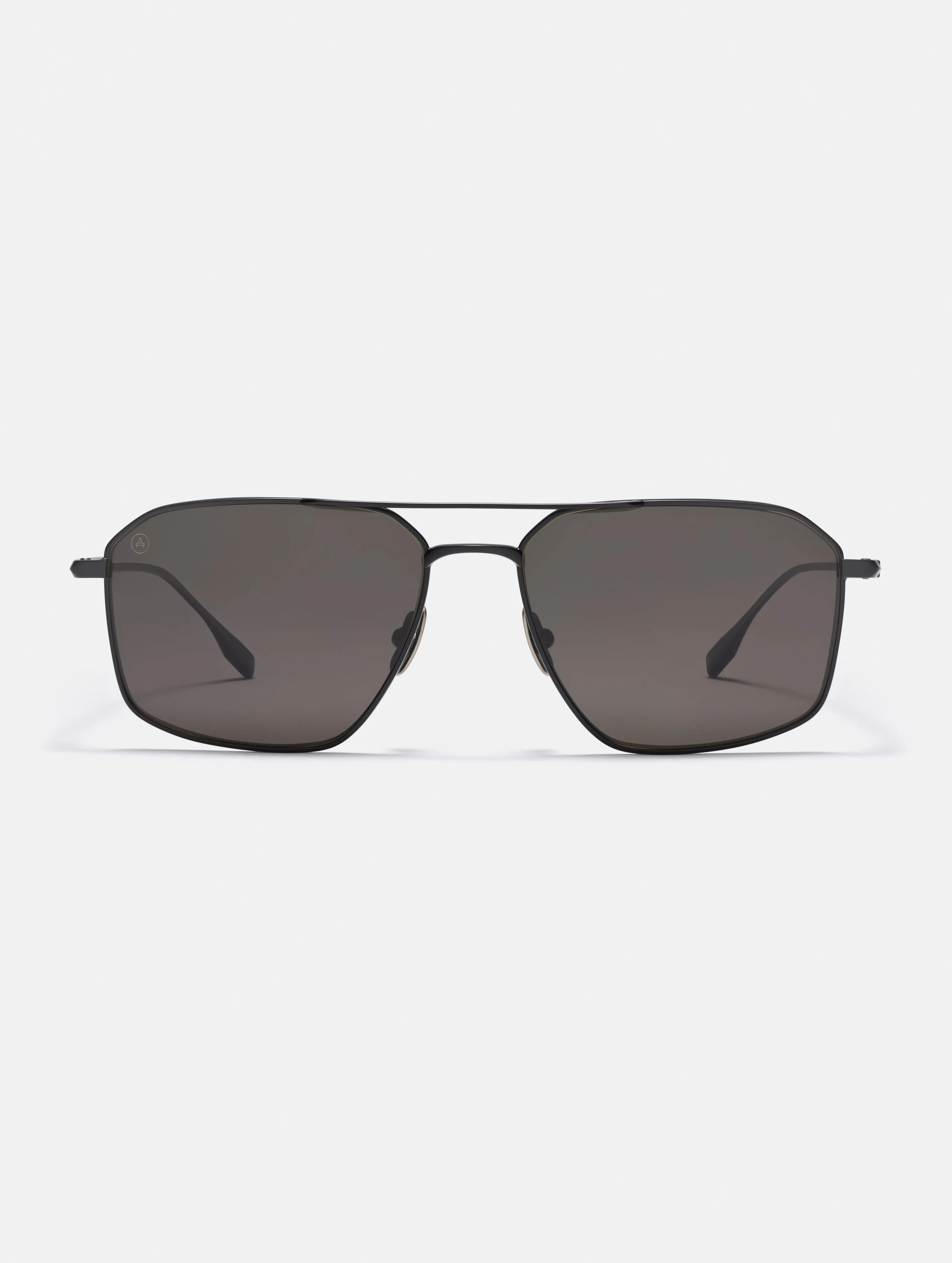 Arches Sunglass - Black (Black Lens)