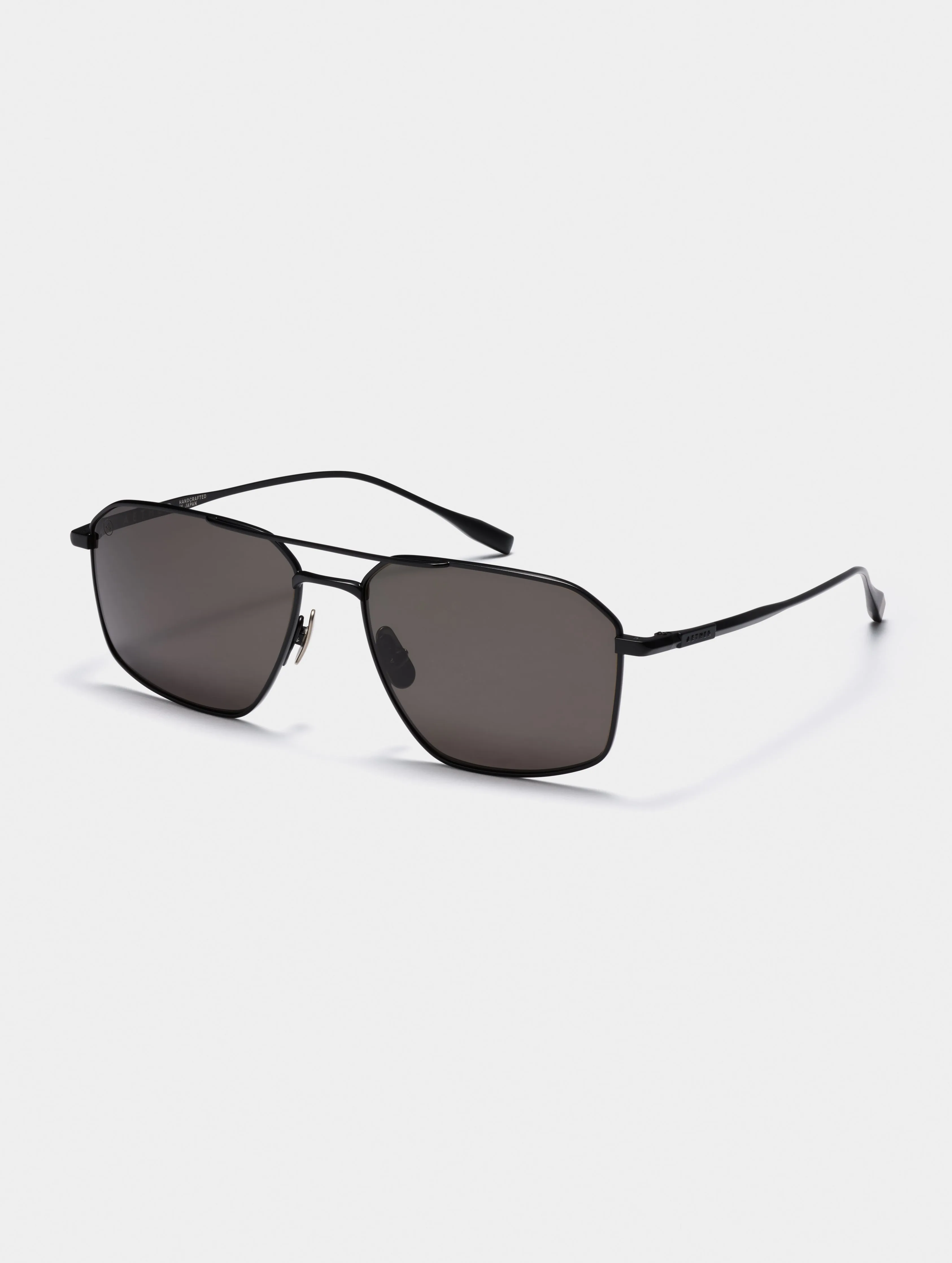 Arches Sunglass - Black (Black Lens)