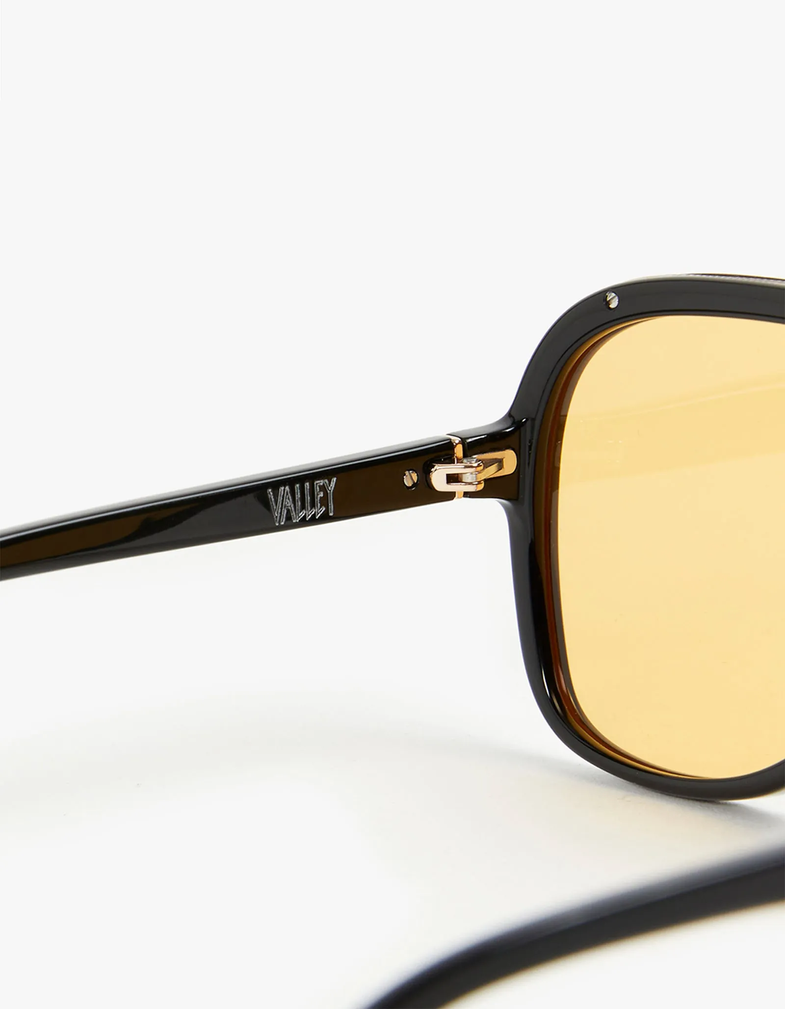 Bang Sunglasses - Gloss Black/Orange Lens