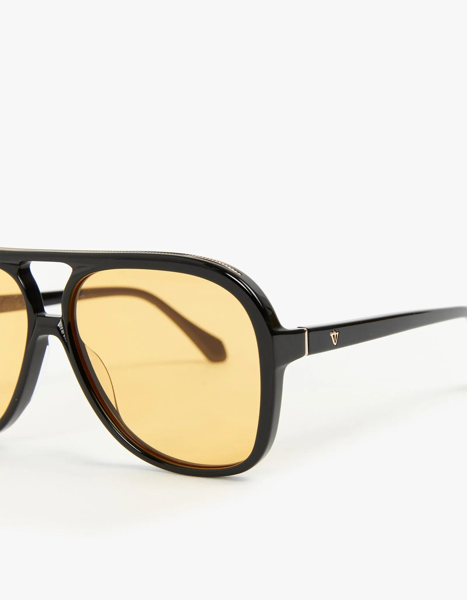 Bang Sunglasses - Gloss Black/Orange Lens