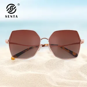 Big Square Polarized Sunglasses Womens Cat Eye UV400 Shades