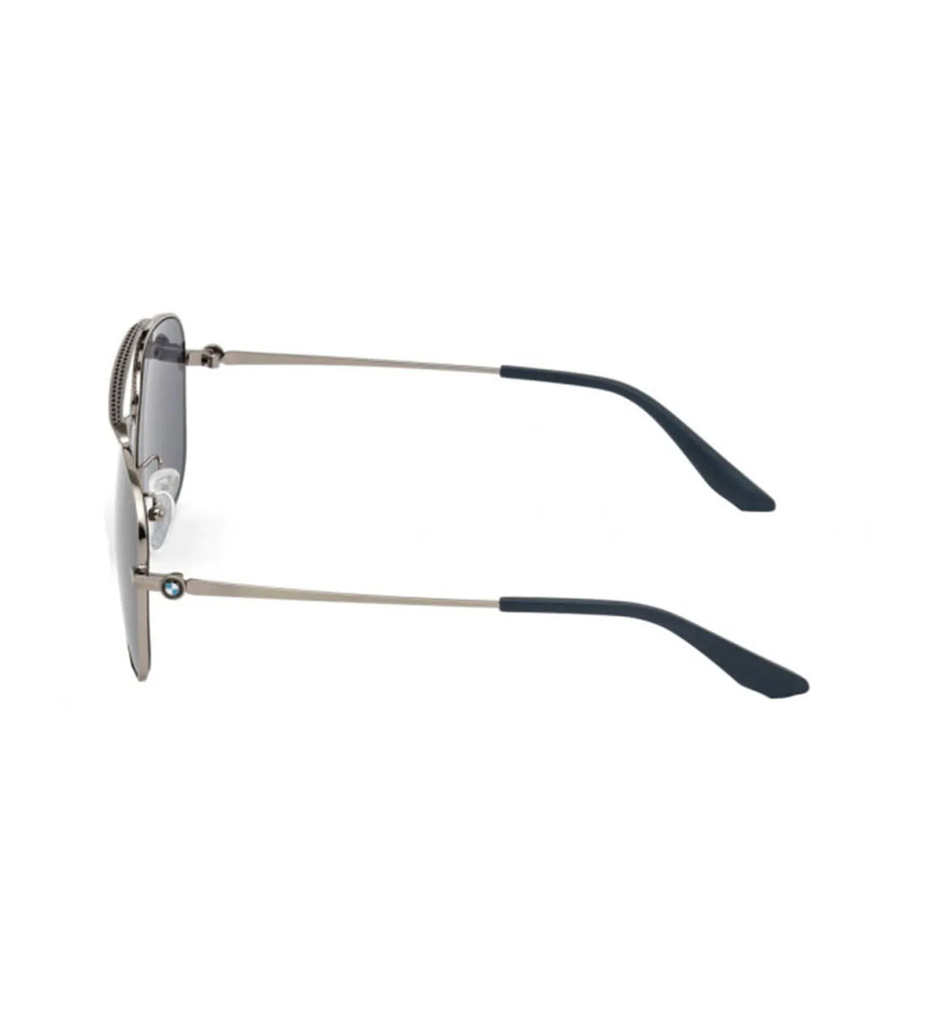 BMW Unisex Grey Aviator Sunglasses