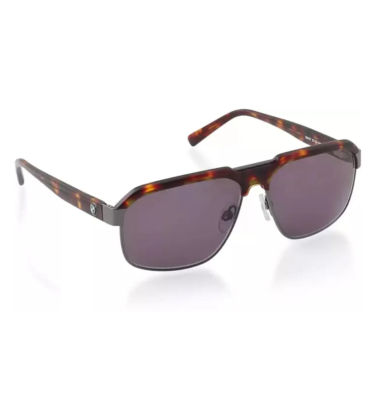 BMW Unisex Grey Aviator Sunglasses
