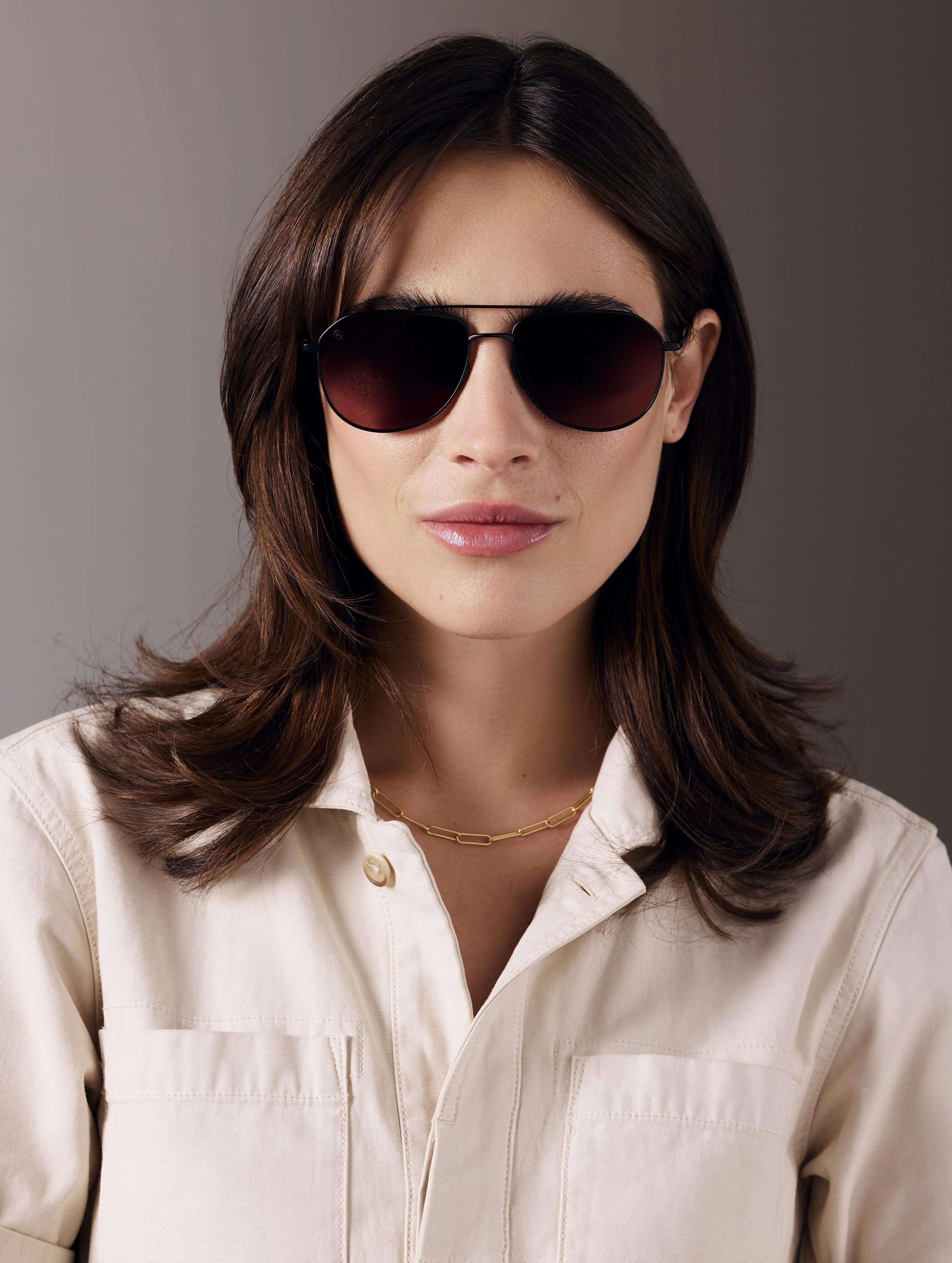 Bryce Sunglass - Black (Red Lens)