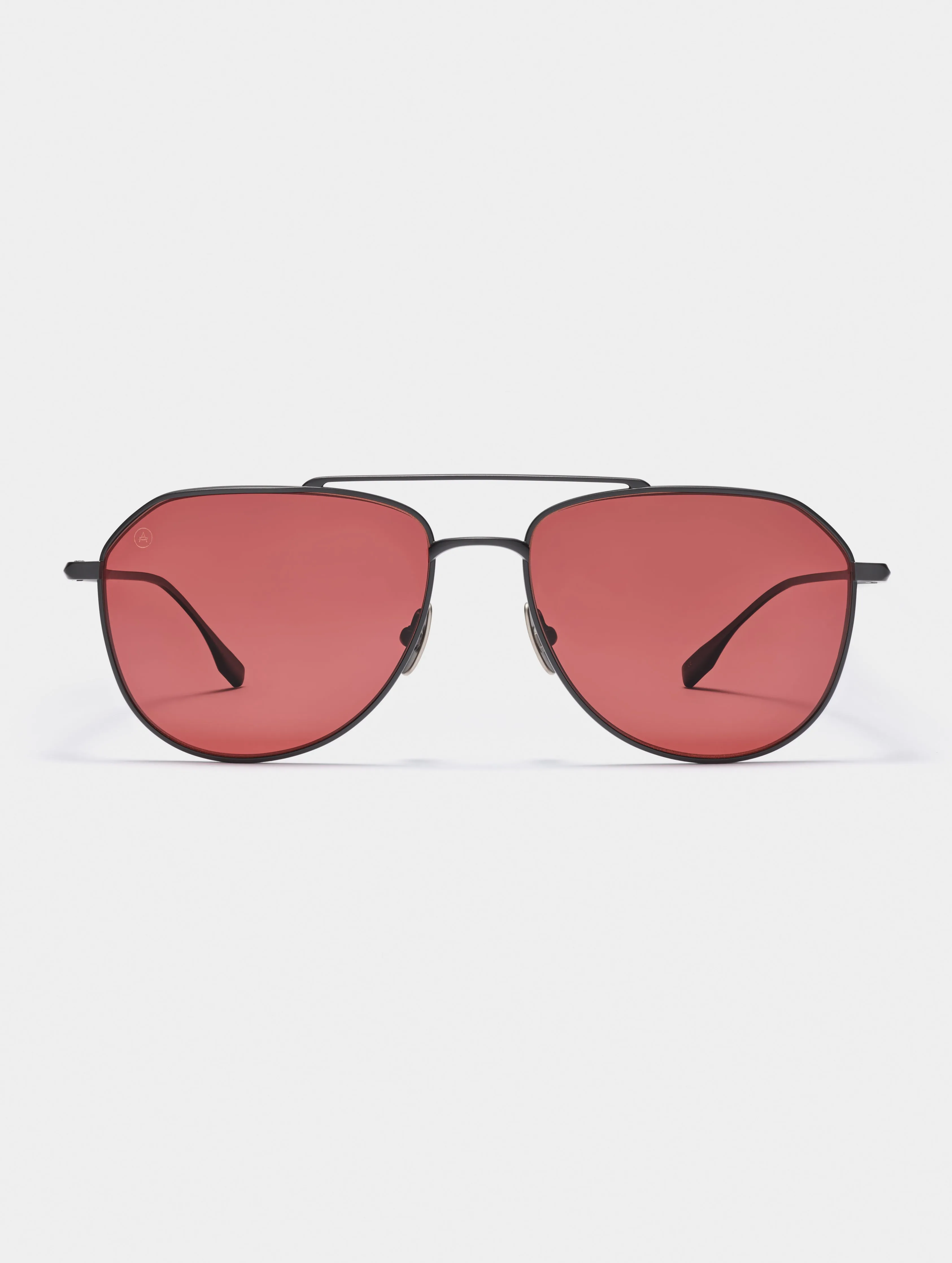 Bryce Sunglass - Black (Red Lens)