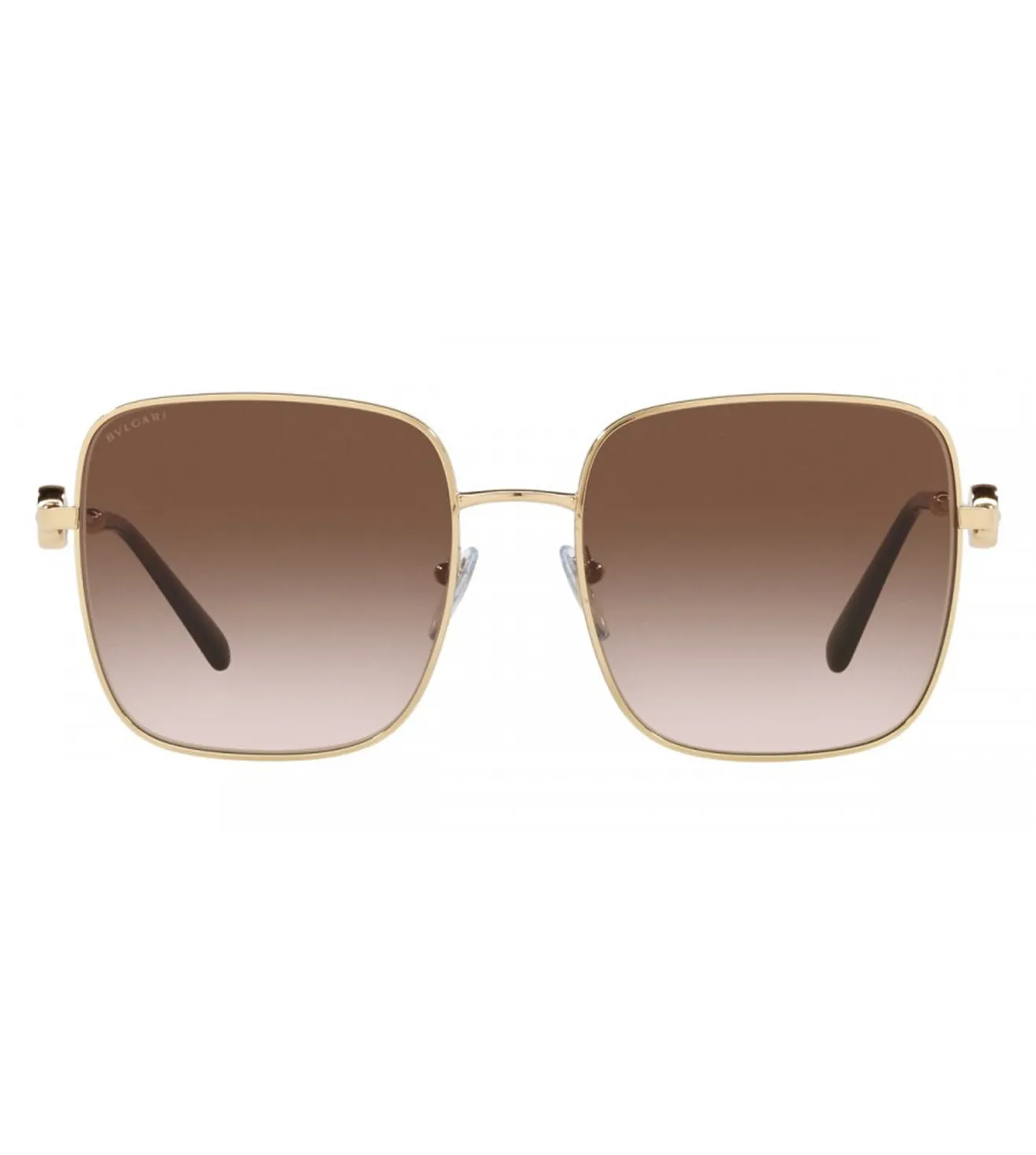 Bvlgari Women's Brown Gradient Square Sunglasses