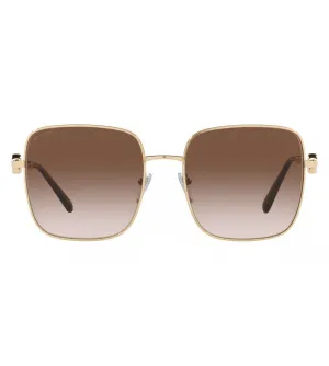 Bvlgari Women's Brown Gradient Square Sunglasses