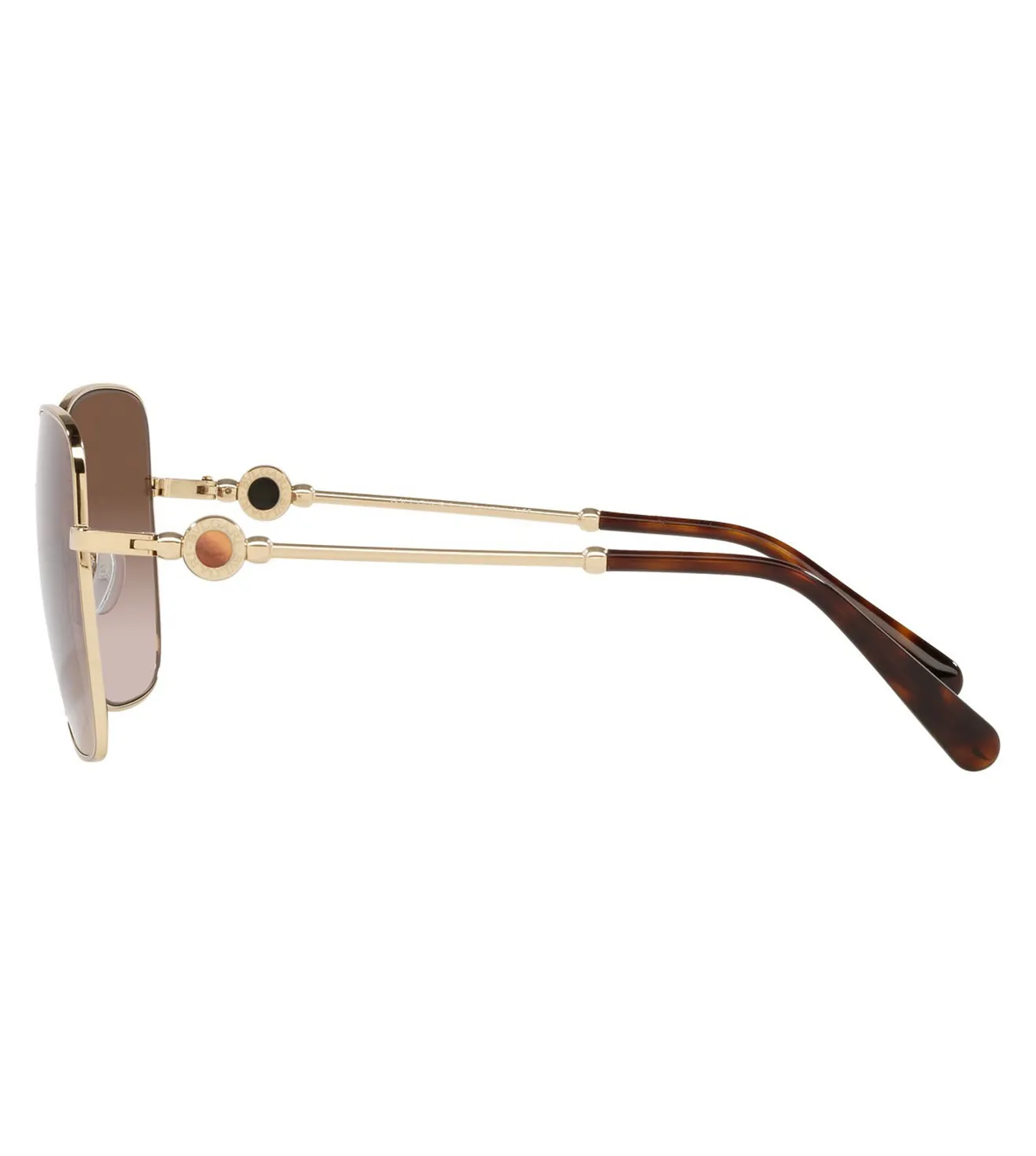 Bvlgari Women's Brown Gradient Square Sunglasses