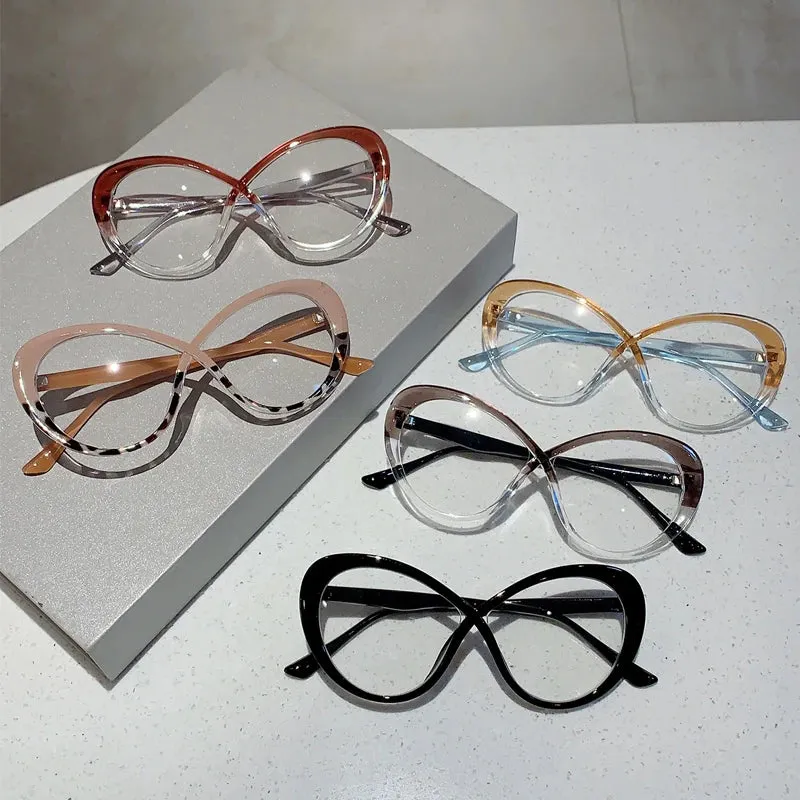 Cat Eye Casual Trendy Computer Glasses