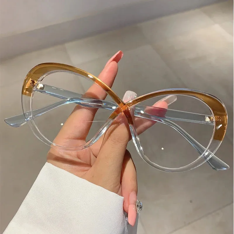 Cat Eye Casual Trendy Computer Glasses