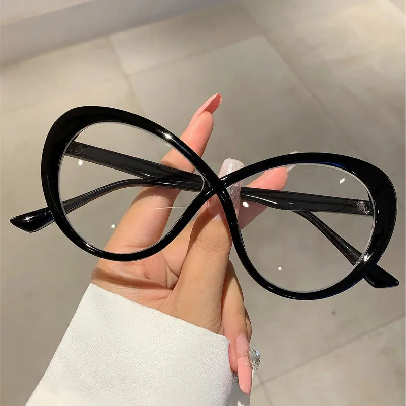 Cat Eye Casual Trendy Computer Glasses