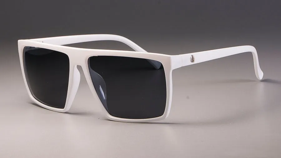 CCspace Unisex Full Rim Acetate Square Frame Steampunk Sunglasses Kulou