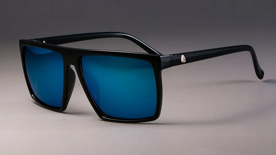 CCspace Unisex Full Rim Acetate Square Frame Steampunk Sunglasses Kulou