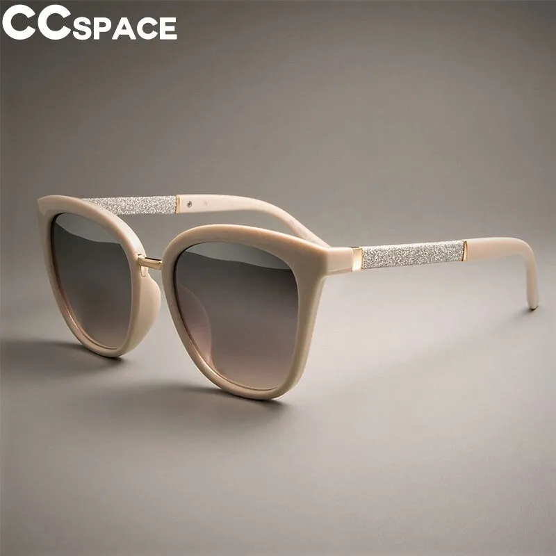 CCspace Women's Full Rim Square Cat Eye Resin Frame Eyeglasses 45074