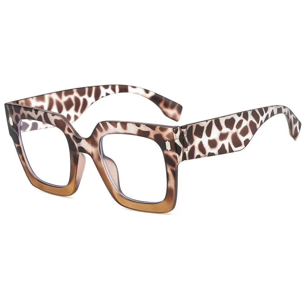 Classic Luxury Big Frame Square Sunglasses UV400 Fashion Shades