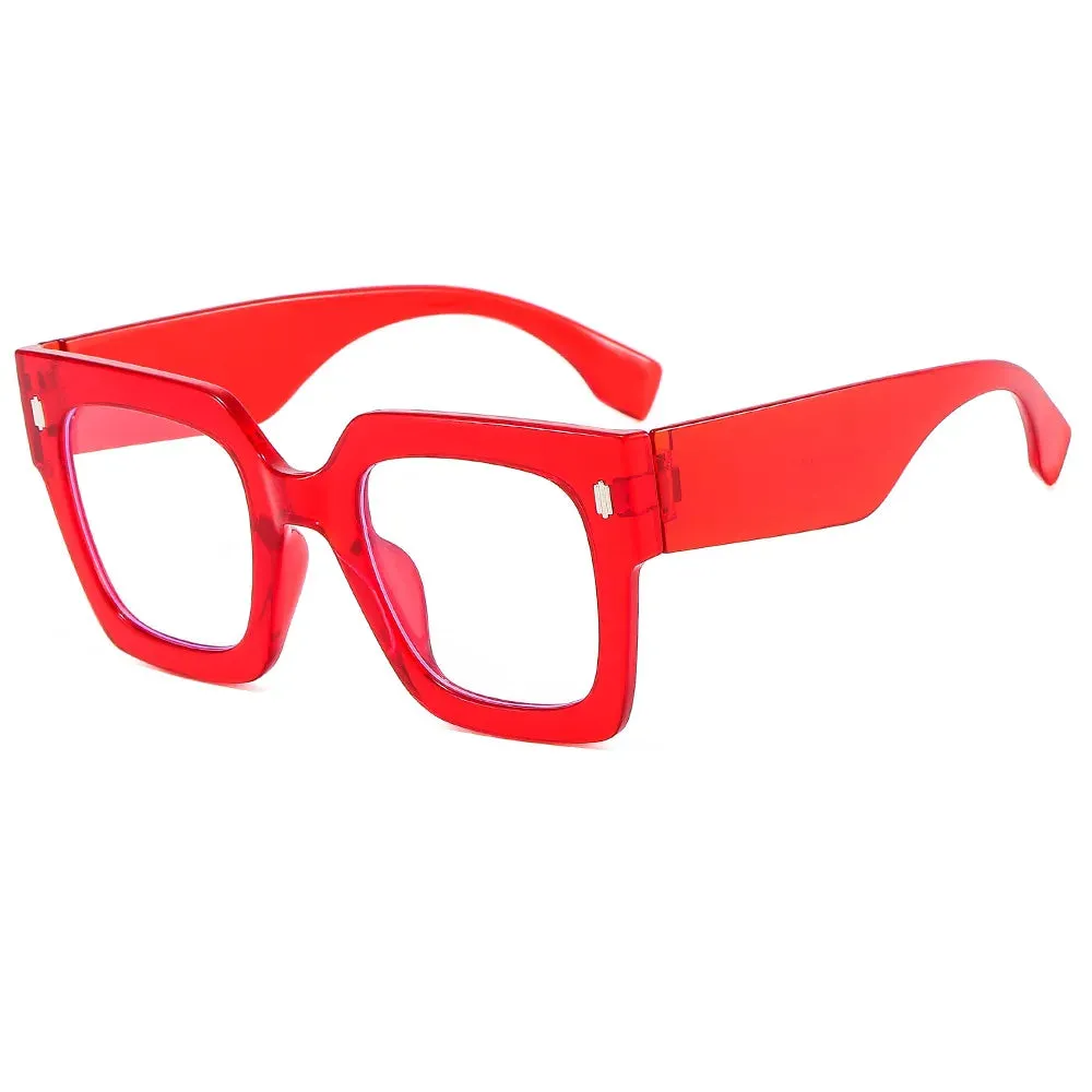 Classic Luxury Big Frame Square Sunglasses UV400 Fashion Shades