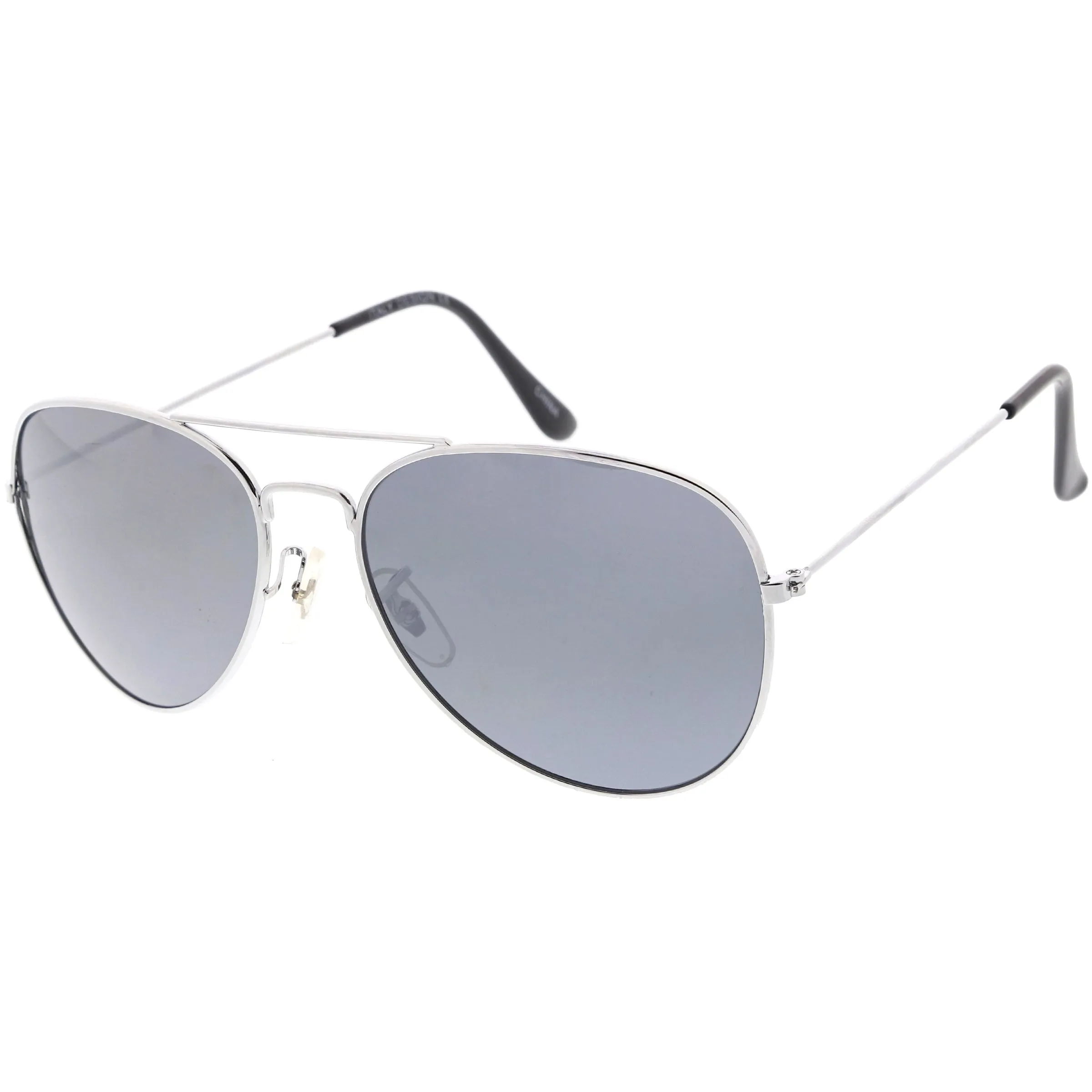 Classic Metal Silver Mirror Lens Aviator Sunglasses C781