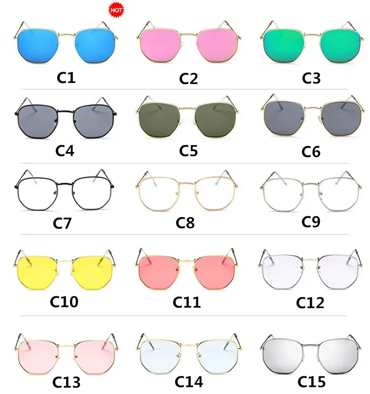 Classic Metal Women Sunglasses