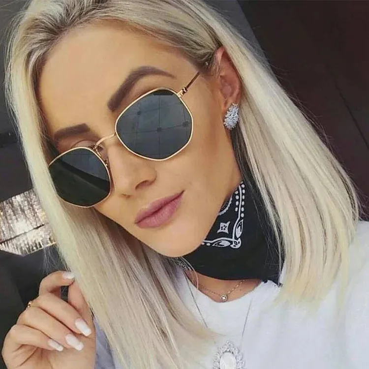 Classic Metal Women Sunglasses