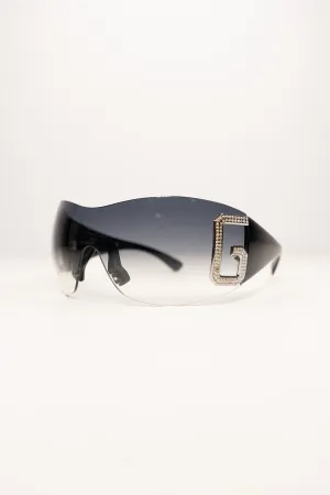 D&G Oversized Rhinestones Sunglasses