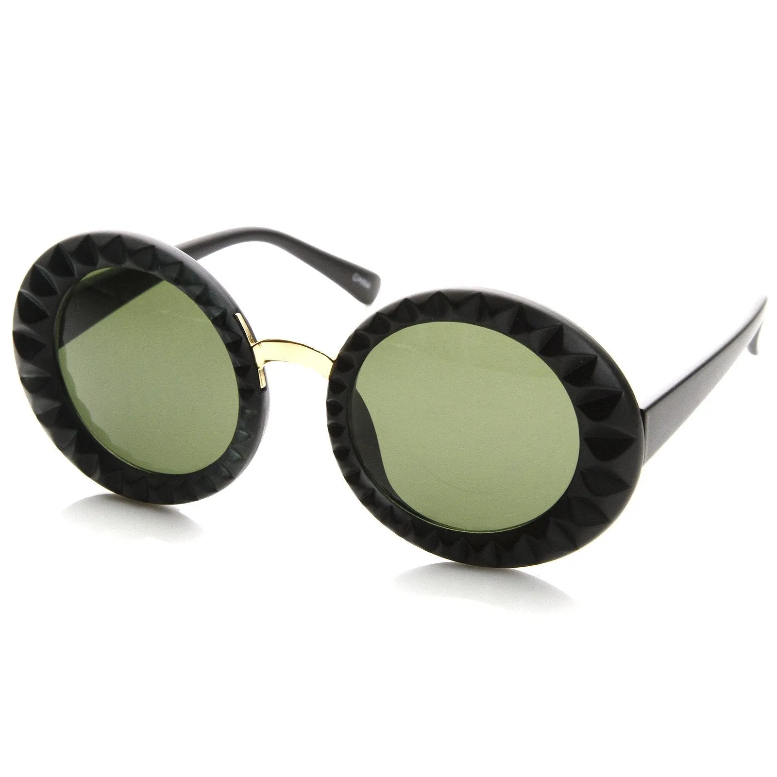 Designer Fashion Round Circle Womens Sunglasses 8772
