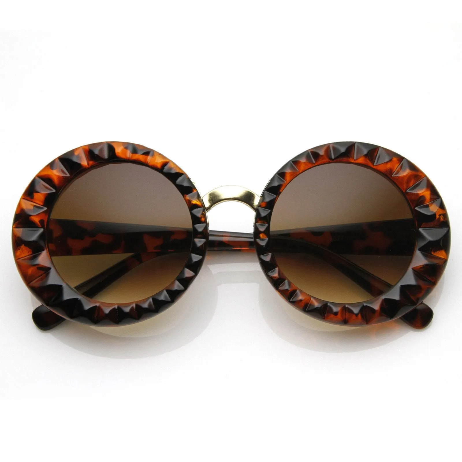 Designer Fashion Round Circle Womens Sunglasses 8772