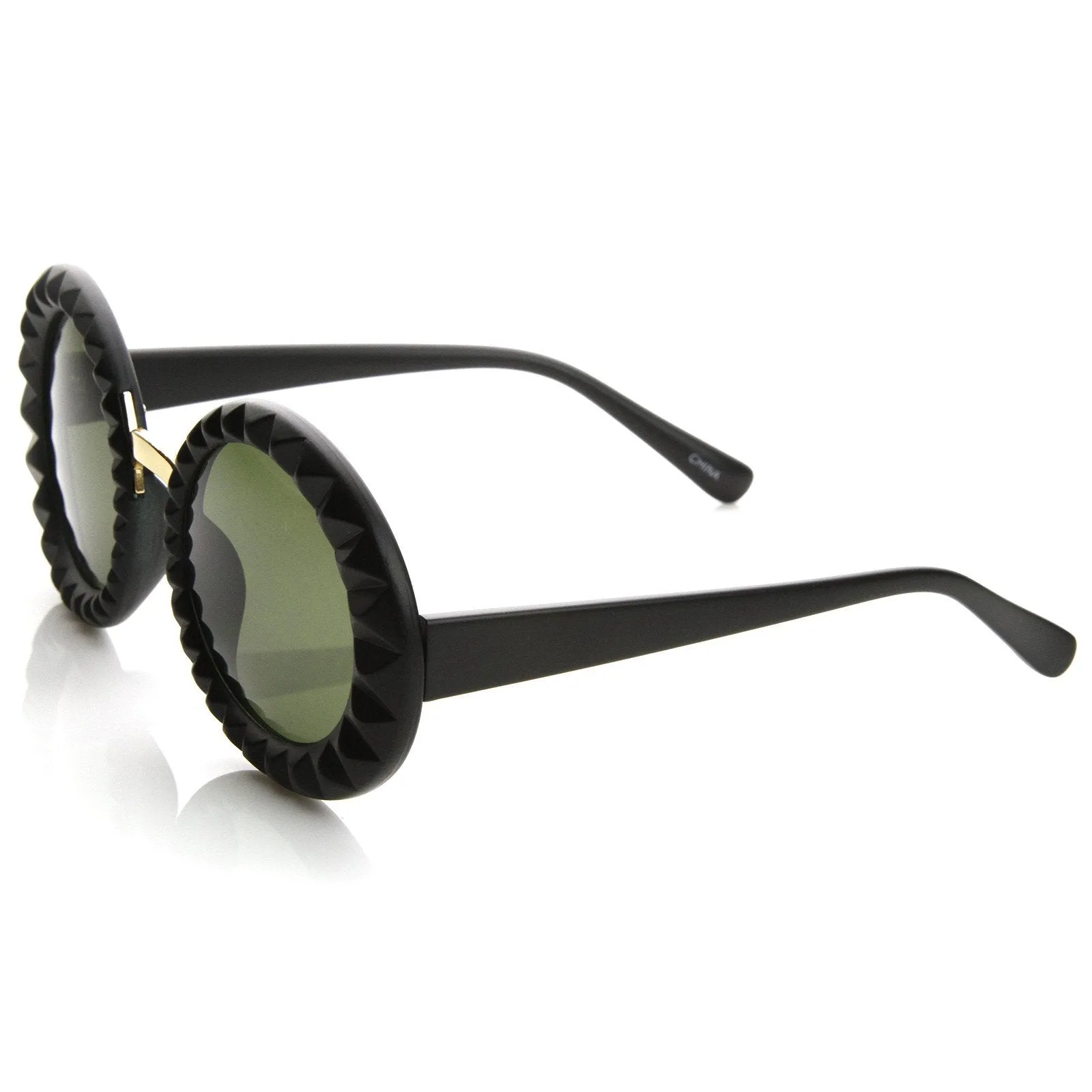 Designer Fashion Round Circle Womens Sunglasses 8772