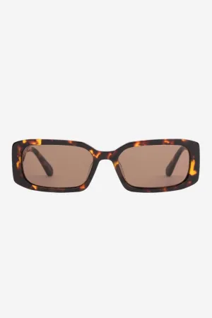 Electro Vision Rectangle Maple Torte Coffee Lens Sunglasses