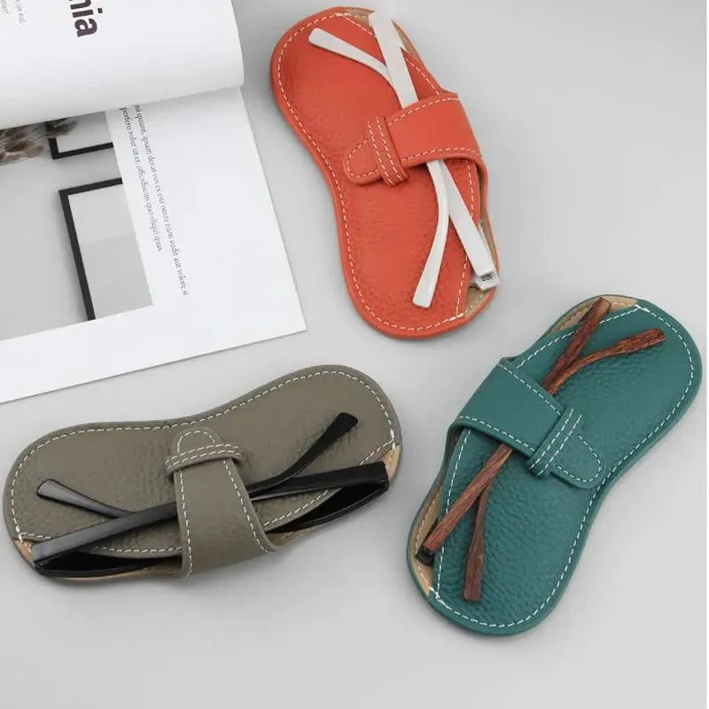 Elegant Leather Eyewear Case for Stylish Protection and Durability