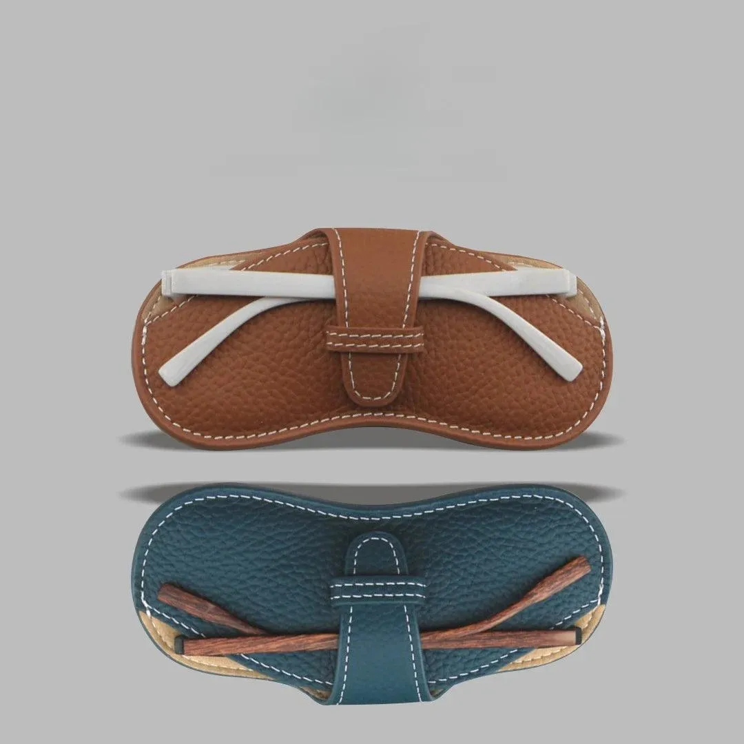 Elegant Leather Eyewear Case for Stylish Protection and Durability
