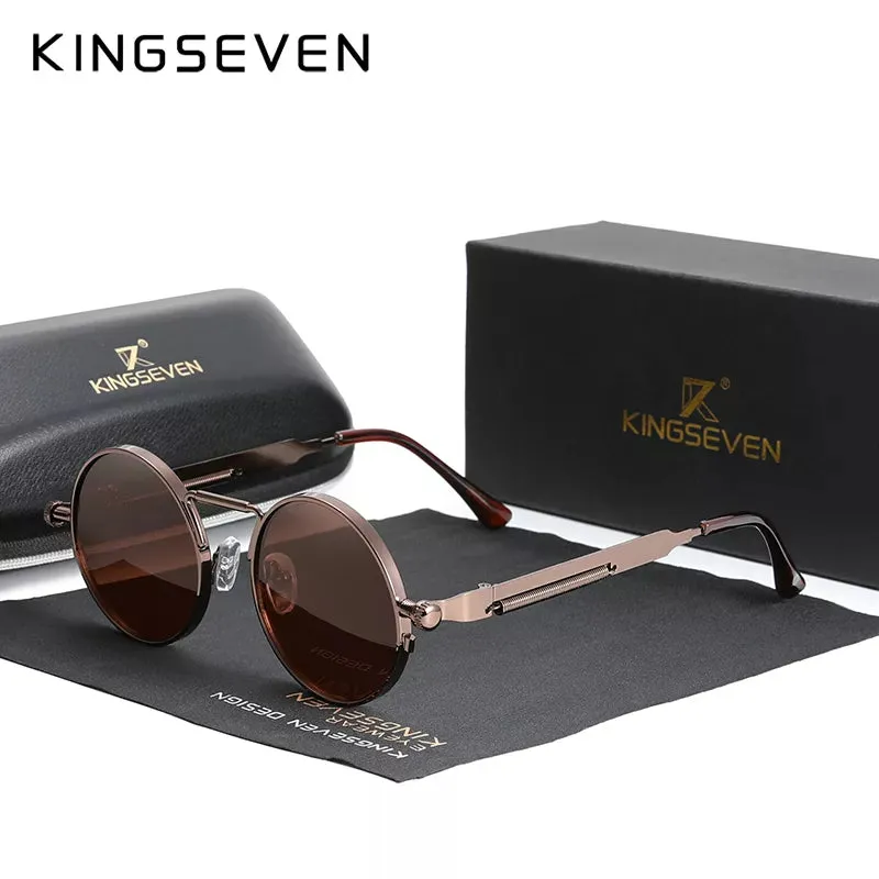 Embrace Timeless Elegance with KINGSEVEN Gothic Steampunk Unisex Sunglasses