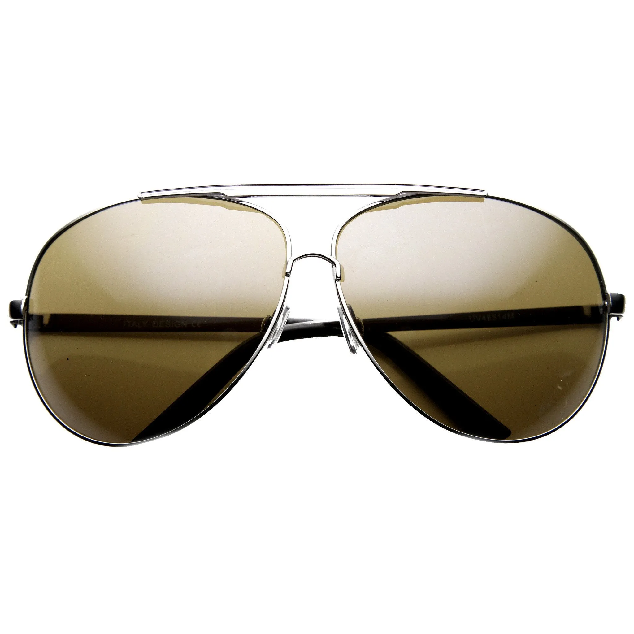 Extra Large Metal Oversize Frame Aviator Sunglasses 1580 70mm