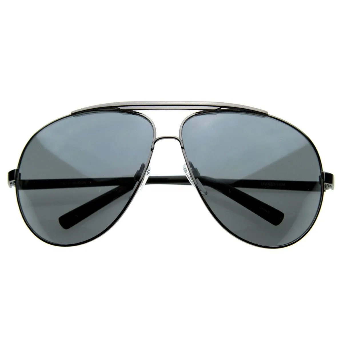 Extra Large Metal Oversize Frame Aviator Sunglasses 1580 70mm