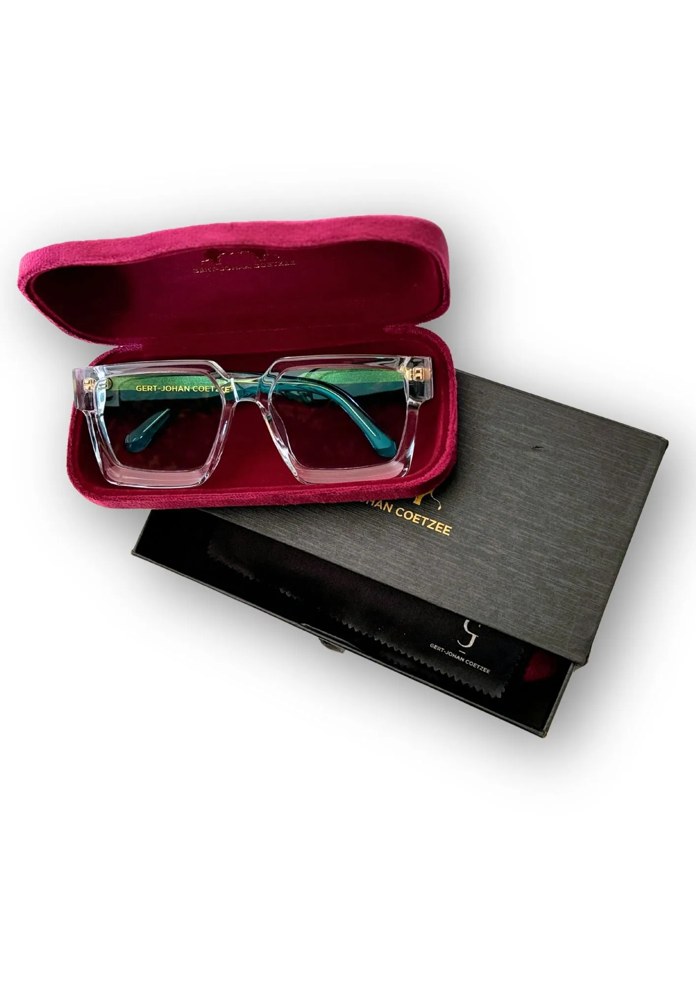 Gert-Johan Coetzee square sunglasses