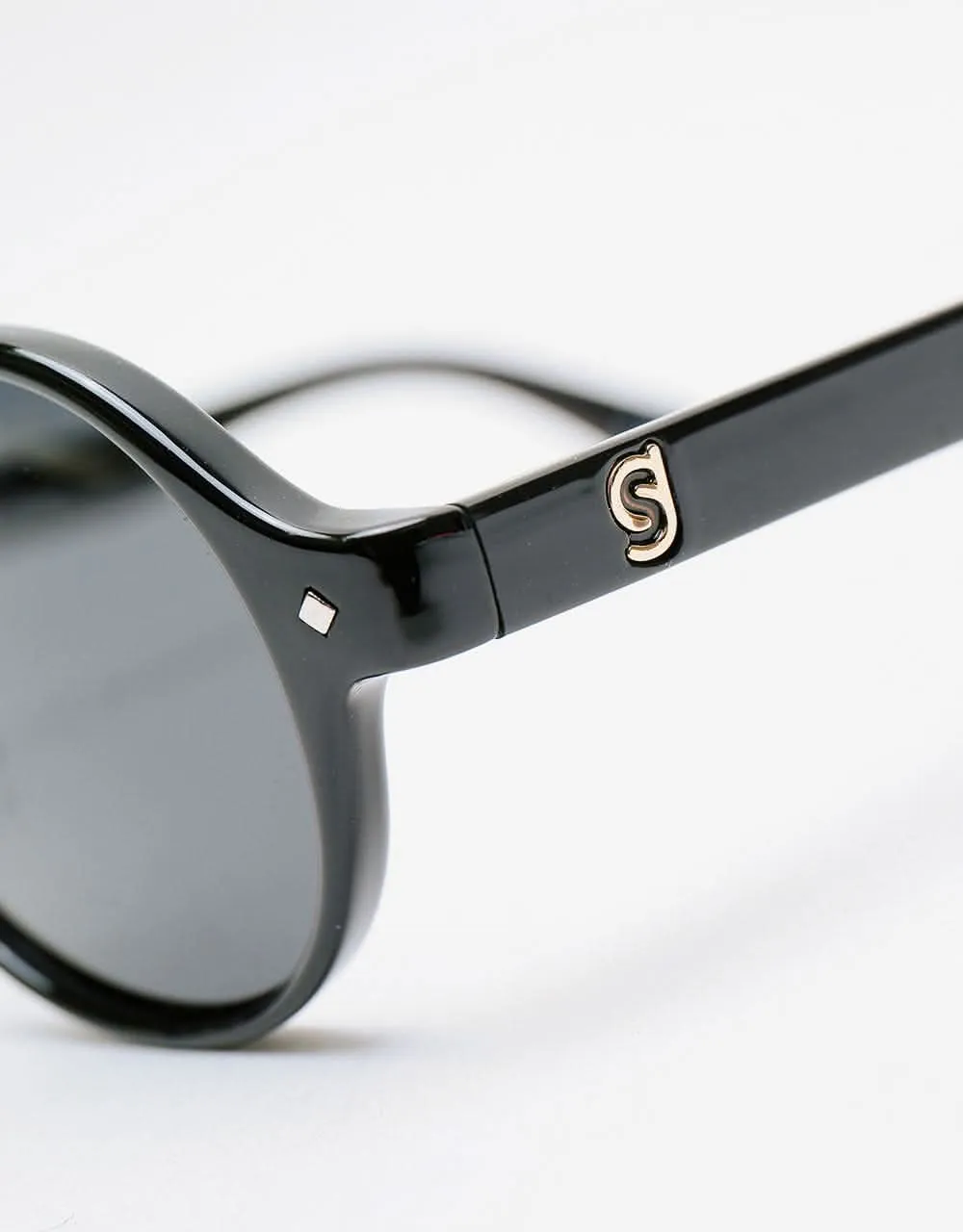 Glassy Sunhater P-Rod Premium Polarised Sunglasses - Black/Gold