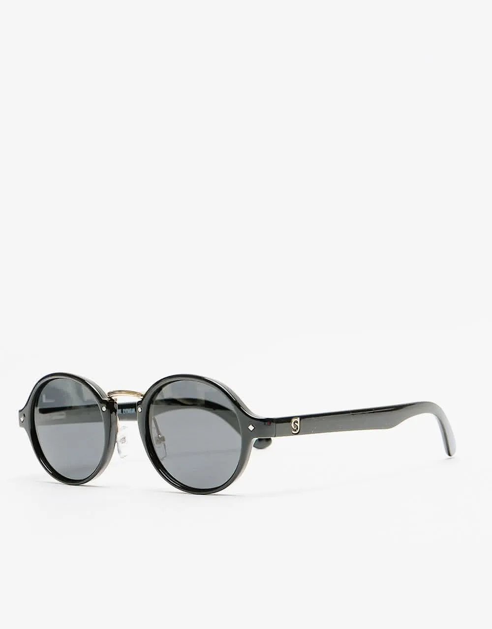 Glassy Sunhater P-Rod Premium Polarised Sunglasses - Black/Gold