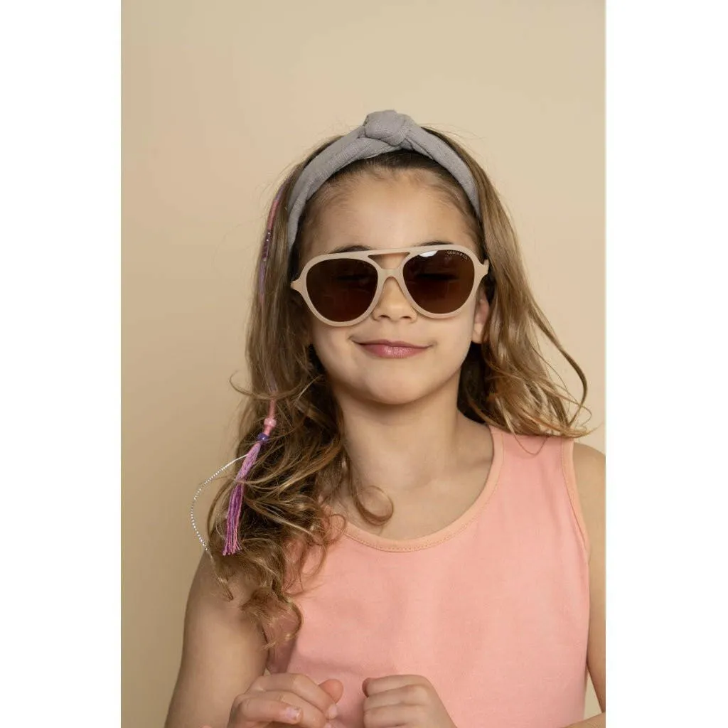 Grech & Co Aviator Sunglasses - Child - Cream White