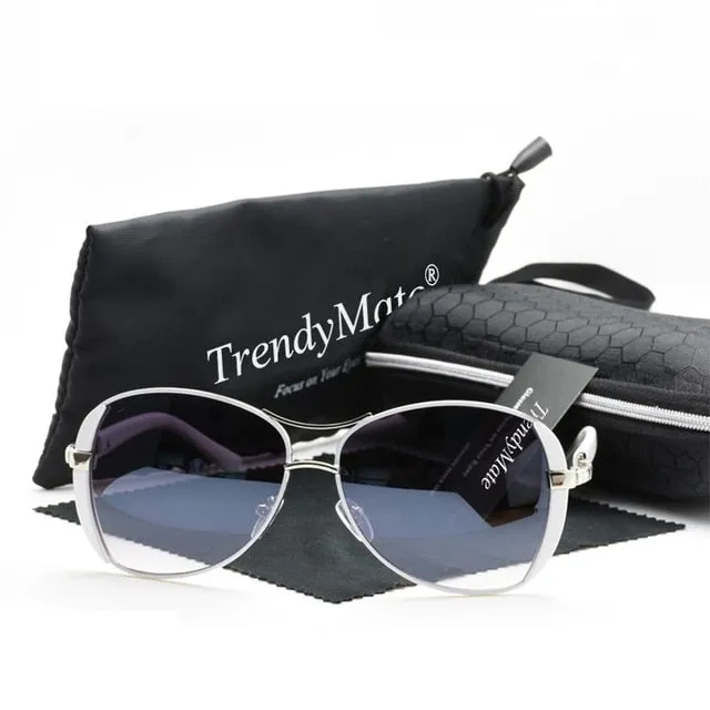 High Quality Women Sunglasses Vintage With Box