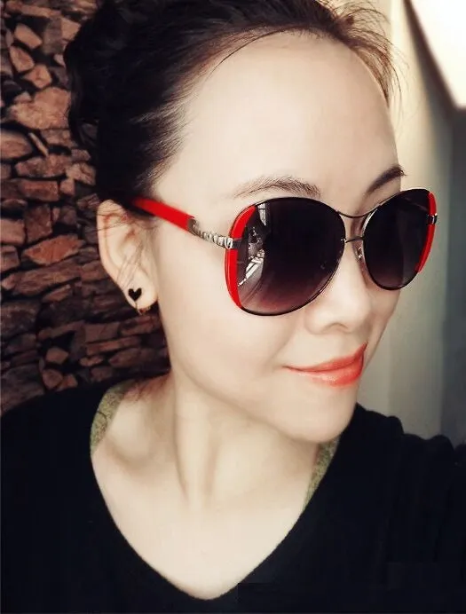 High Quality Women Sunglasses Vintage With Box