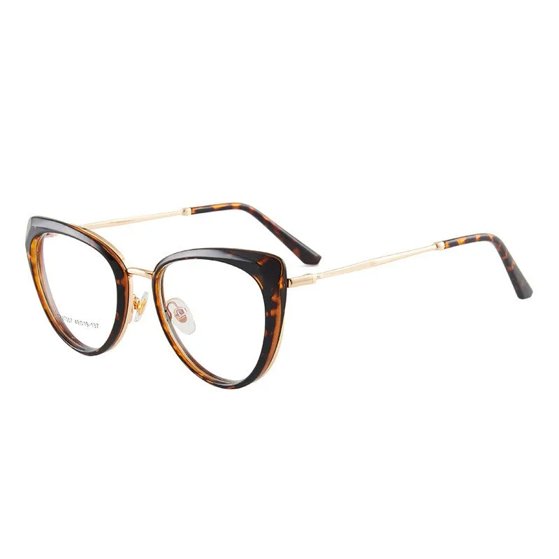 Hotony Women's Full Rim TR 90 Resin Cat Eye Frame Eyeglasses 7007