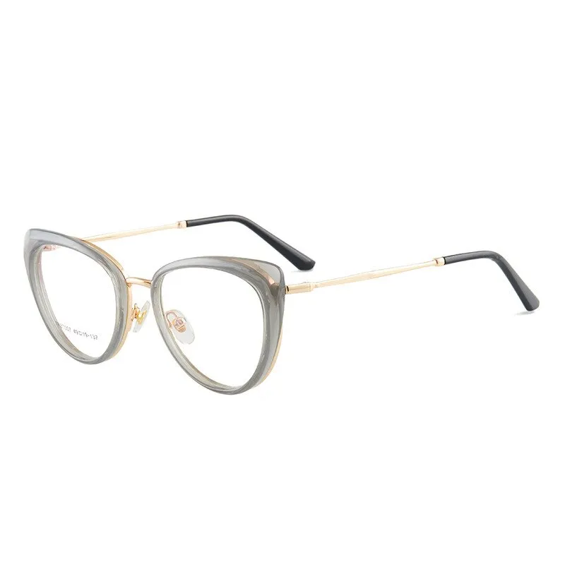 Hotony Women's Full Rim TR 90 Resin Cat Eye Frame Eyeglasses 7007