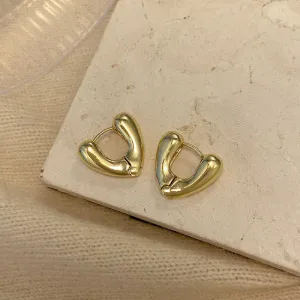 Just Lil Things Gold Hoop Earrings jlt12068