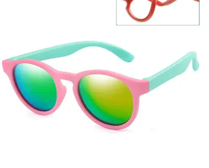 Kids Polarized Round Sunglasses
