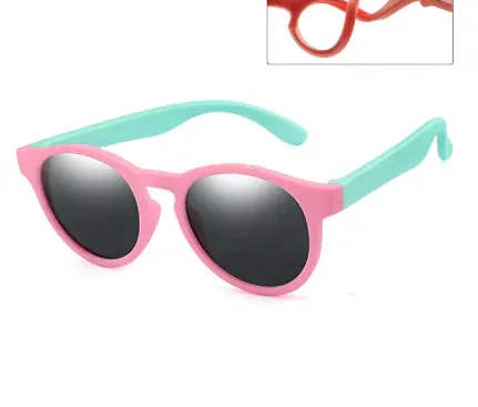 Kids Polarized Round Sunglasses