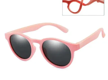 Kids Polarized Round Sunglasses