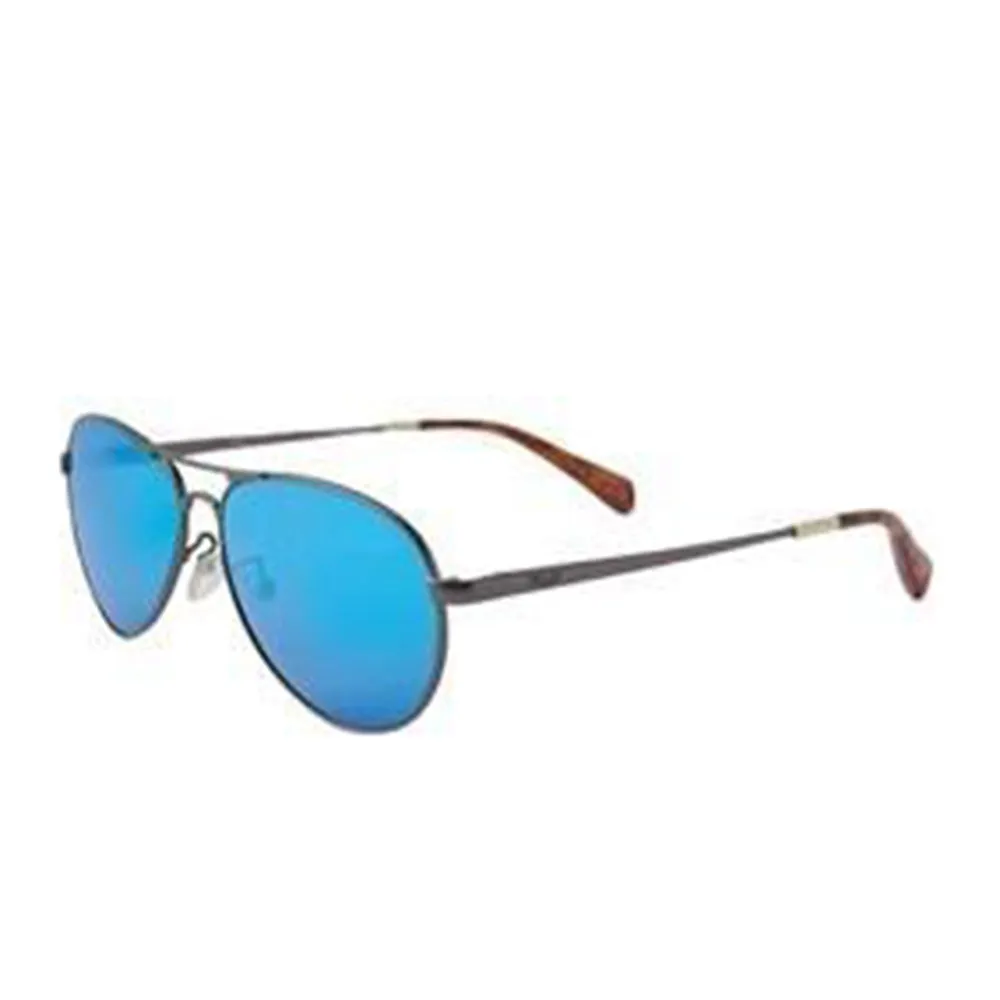 Kilgore Unisex Antique Gunmetal Frame Blue Mirror Lens Aviator Sunglasses - 10010592
