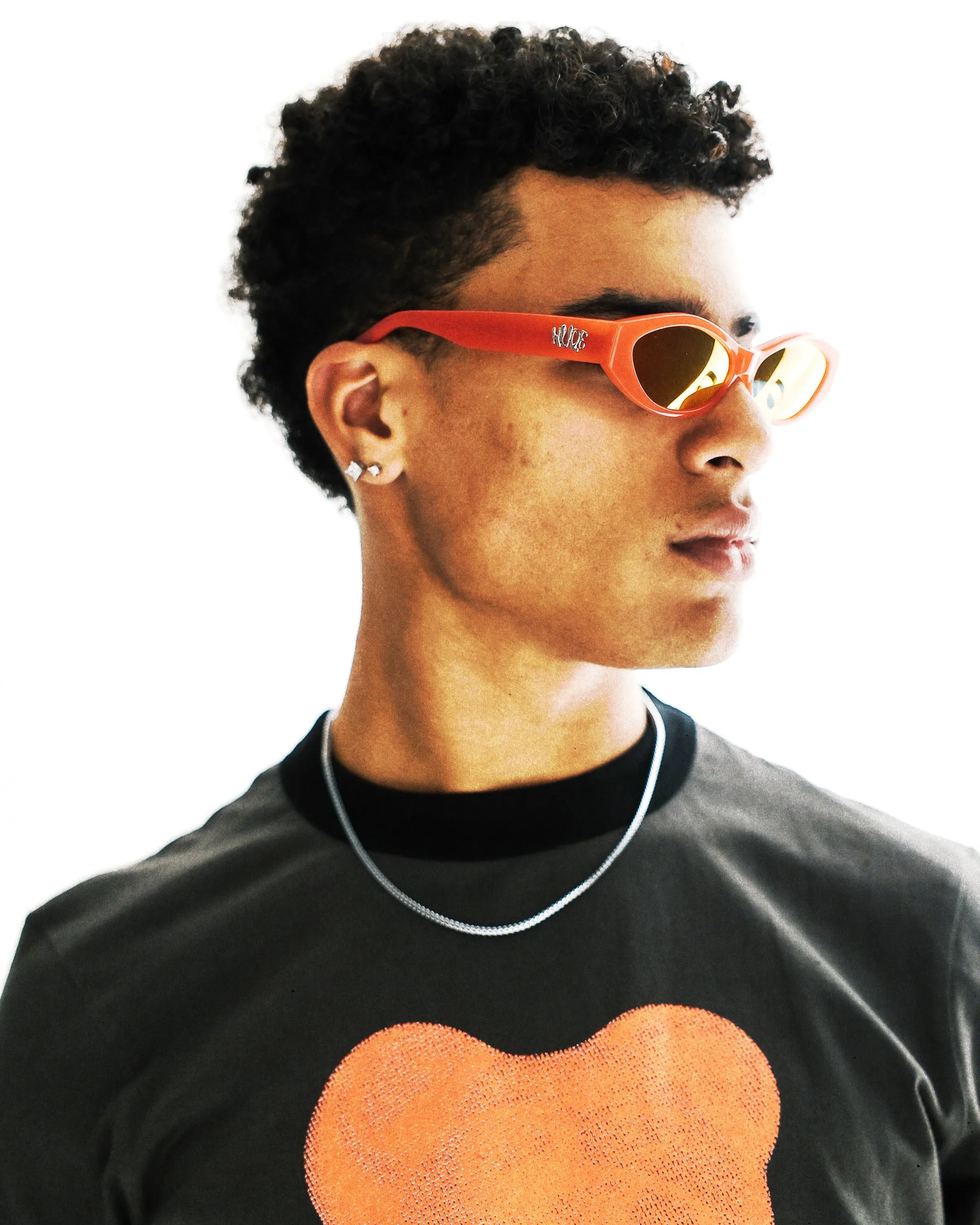 Loiter X Nuqe Ethereal Sunglasses Coral Crush