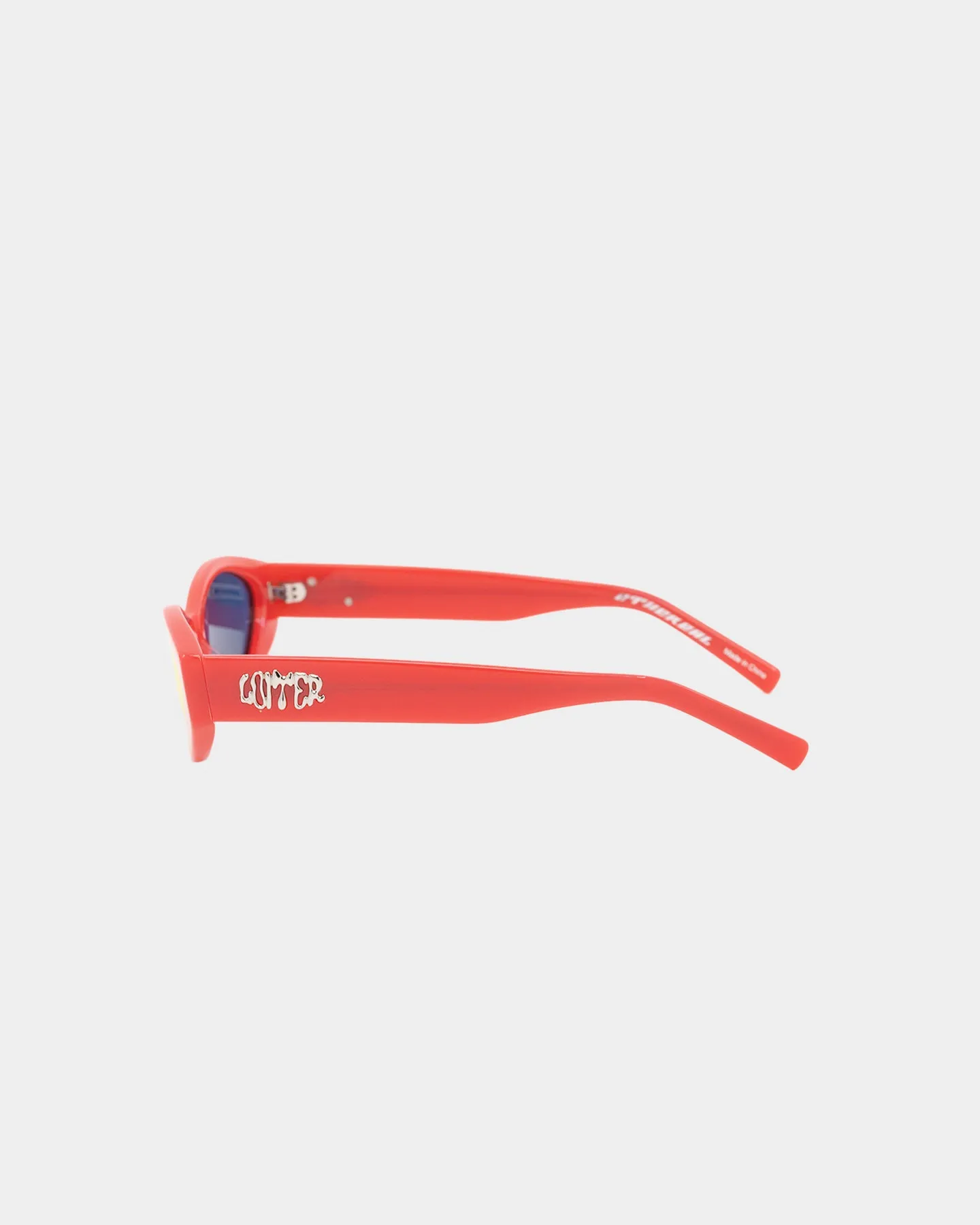 Loiter X Nuqe Ethereal Sunglasses Coral Crush
